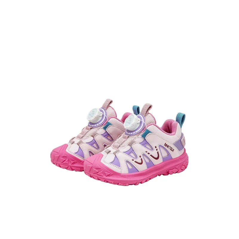 Teenmix Anti Slip Wear Resistant Low Top Kids Lifestyle Shoes White Pink Kids'-1