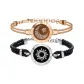 Leather Cord+Snake Chain 1 Pair