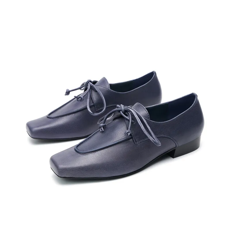 HOVANKI Casual Single Shoes Women's Navy Blue-1