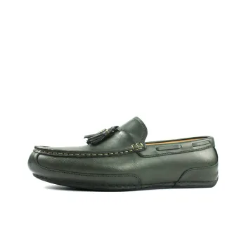 MYFULER Durable Breathable Low Top Casual Shoes Men's Matcha Green