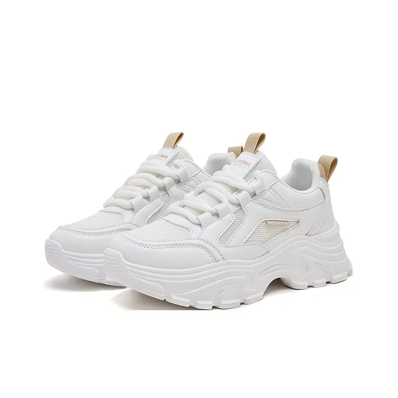 Mulinsen Slip Resistant, Abrasion Resistant, Breathable Low Top Chunky Sneakers Women's-8
