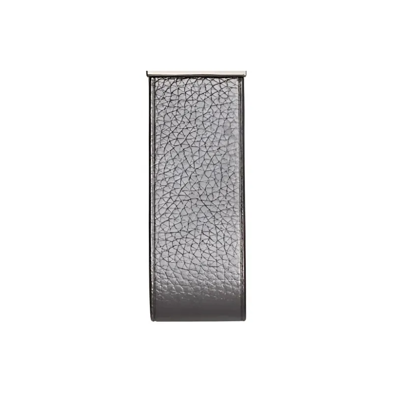 COACH Cow Leather Keychain Bag Accessory Unisex Metallic Finish Ash-2
