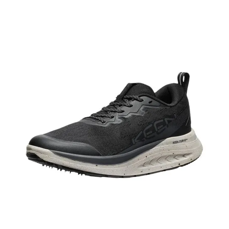 KEEN WK400 Cushioning Low Top Casual Shoes Men's Black-0