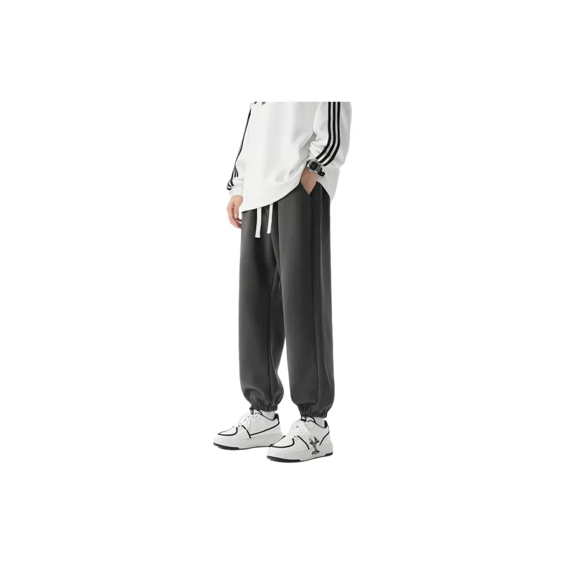 TINA GIA Knitted Sports Pants Unisex Black-27
