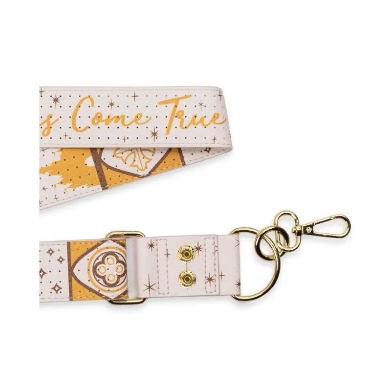 Disney PVC Bag Straps Unisex Beige & Gold-3