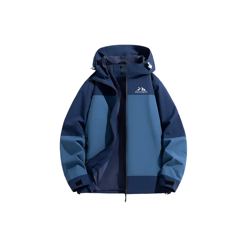 Feiyue Water-Resistant Windproof Warm Water-Repellent Windbreaker Jacket Unisex-4