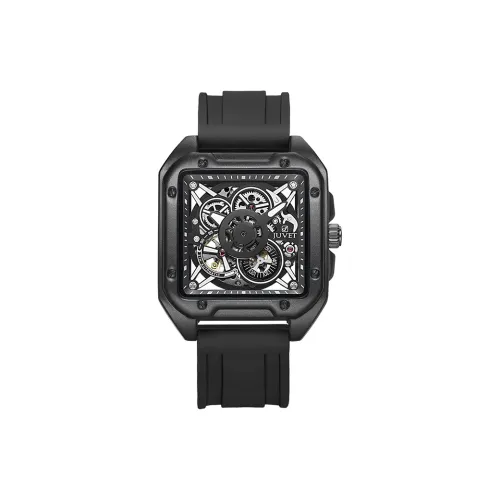 JUVET Gravity Series Automatic Mechanical Movement Men's Watches Watch Black Dial