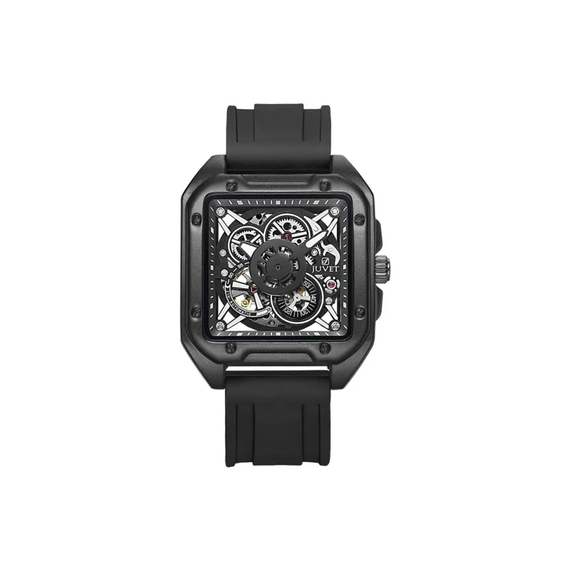 JUVET Gravity Series Automatic Mechanical Movement Men's Watches Watch Black Dial-0