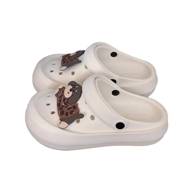 SHIGUDE Slippers Women's, Black-6