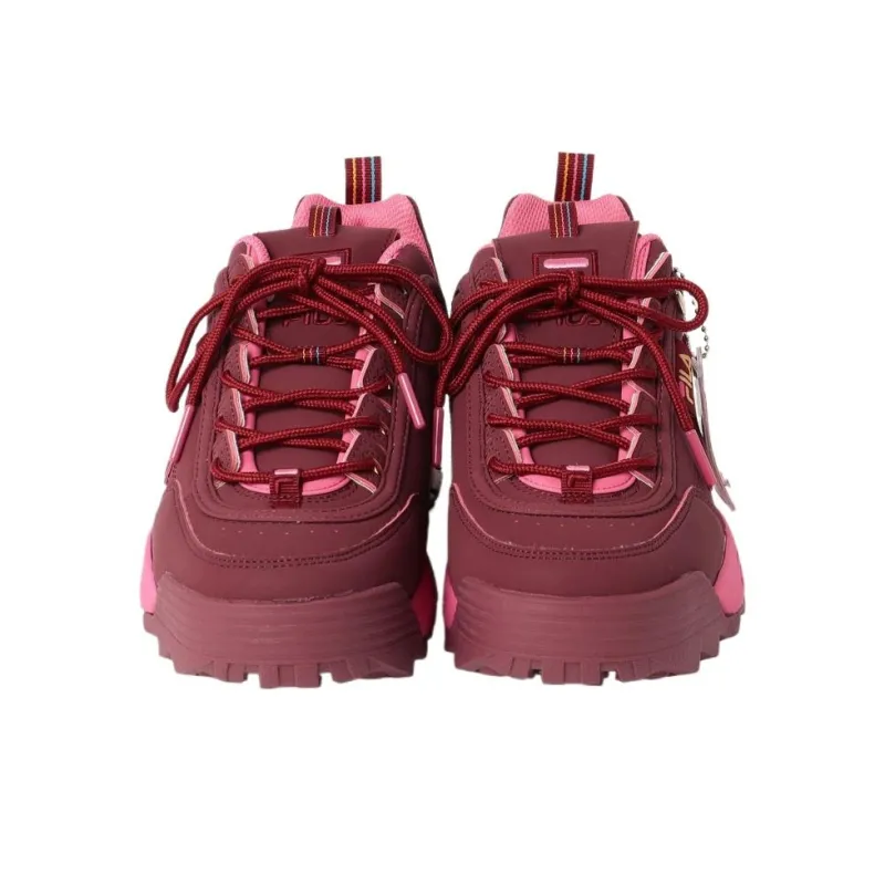 FILA Disruptor Slip-Resistant Low-Top Casual Shoes Unisex Purple-2