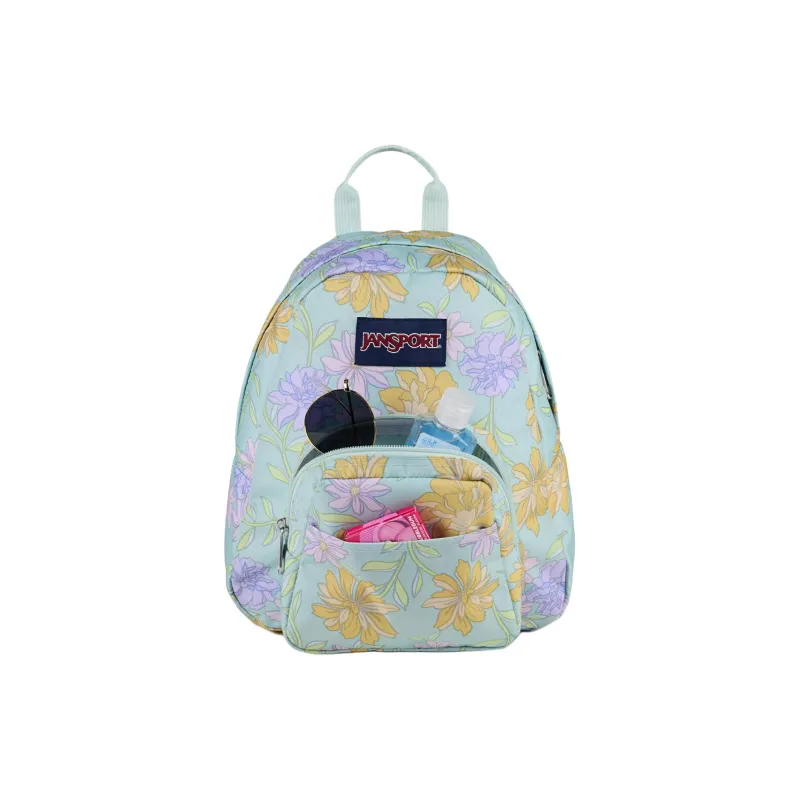 JanSport Recycled Polyester Backpack Mini Women's Light Blue Multicolor-2