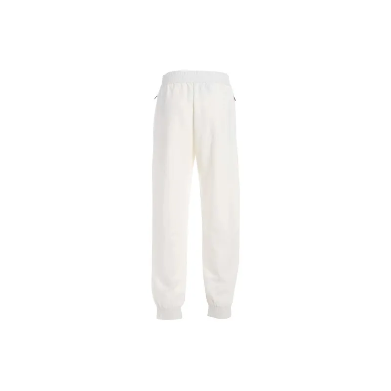 EMPORIO ARMANI SS23 Knitted Sweatpants Women's White-1