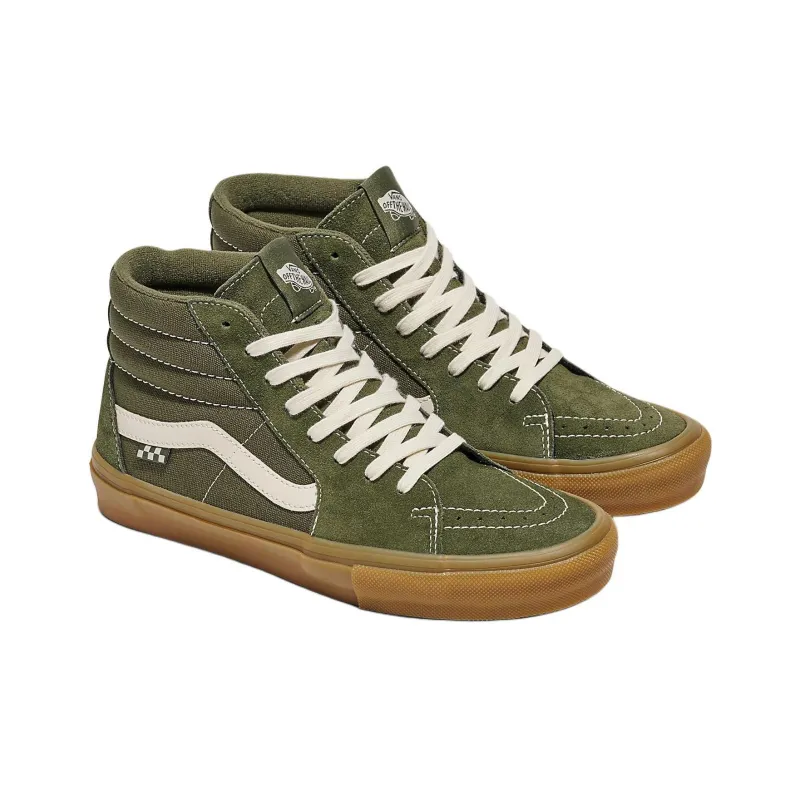 Vans Skate Sk8 Hi 'Grape Leaf Green Gum'-1