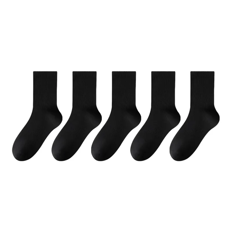 MIIOW Mid Calf Socks Men's 5 Pack-16