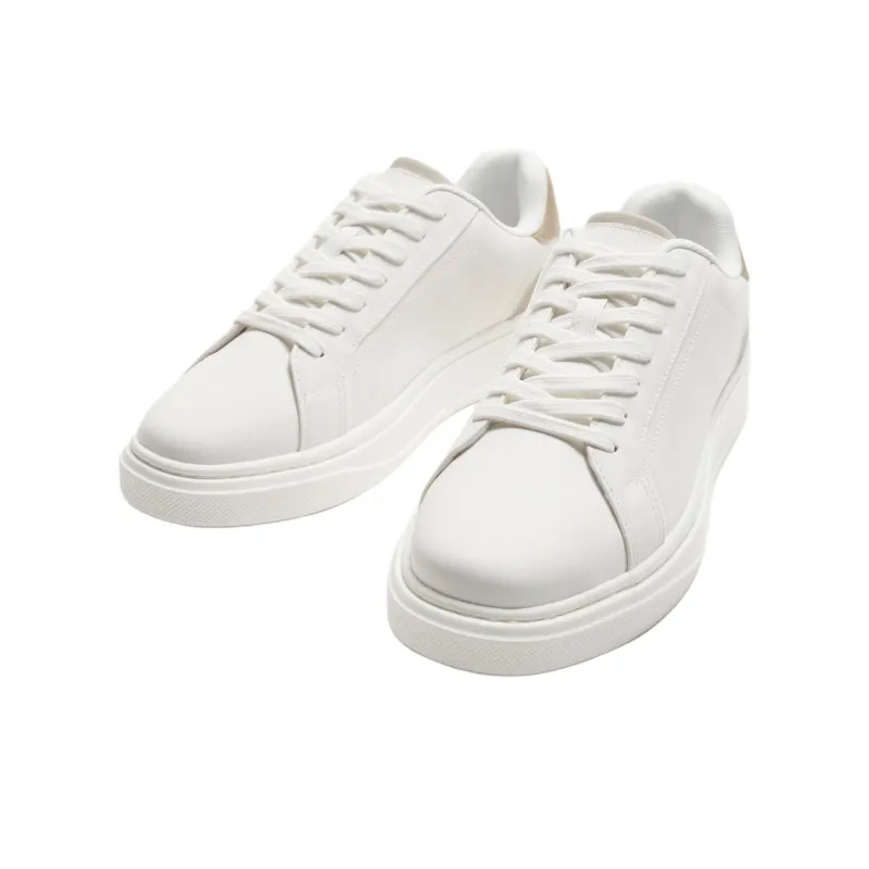 ZARA Low Top Skateboard Shoes Men's White-2