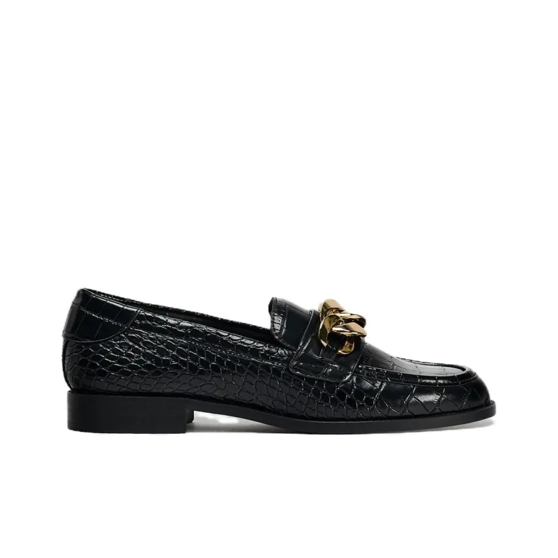 ZARA Loafers 2.3cm Women's Black-1