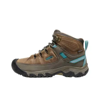 KEEN Wear Resistant Slip Resistant Crew Outdoor Boots Women's Brown