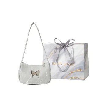 Miss Angel PU Shoulder Bag, Crossbody Bag Regular Women's Silver/Black/Ivory/Pink/Light Blue