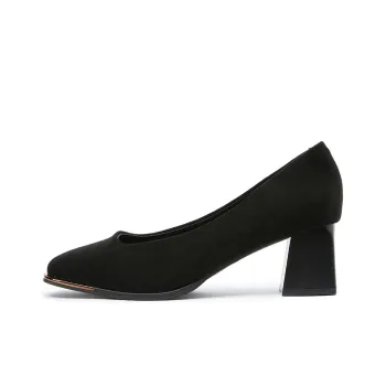POOQ Chunky Heel High Heels 5CM Women's