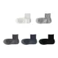 ④Four Seasons Ankle-Length No-Show Socks Combination (White+Light Gray+Dark Gray+Dark Blue+Black)