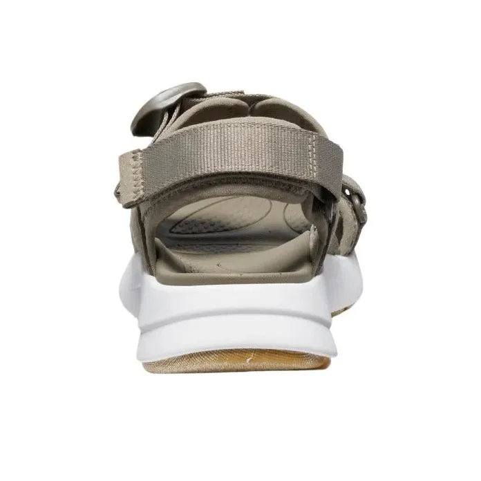 KEEN Elle One Strap Sandals Women's Gray White-5