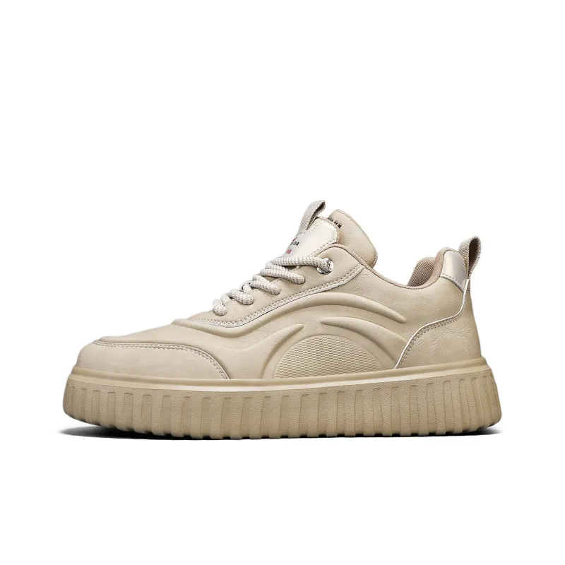 G.N.SHIJIA Wear Resistant Lightweight Breathable Height Increasing Low Top Skateboard Shoes Men's-7