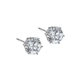 Silver Sparkling Galaxy Stud Earrings[1 Pair]