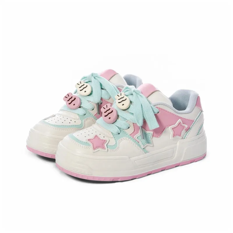XPQ Coverage Anti Slip And Wear Resistant Low Top Skateboard Shoes Women's-35