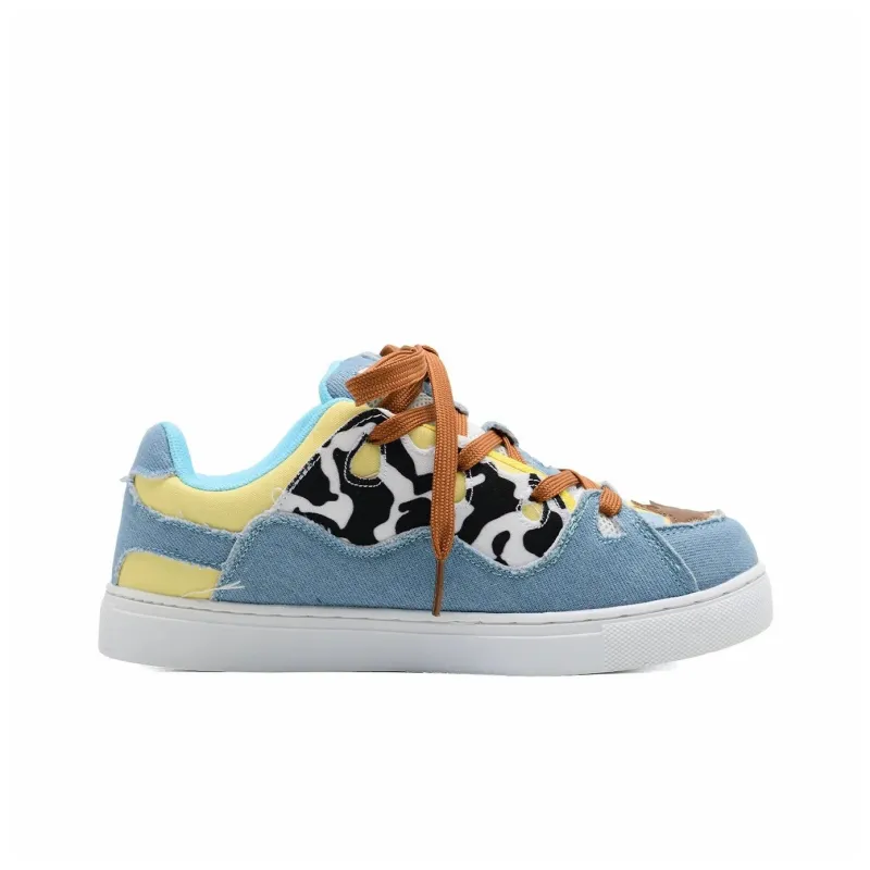 Anime Story Slip Resistant, Abrasion Resistant, Lightweight, Breathable Low Top Skateboard Shoes Unisex-2