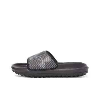 Under Armour Summit Slip Resistant Abrasion Resistant Slide Slippers Unisex Black