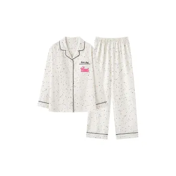 Lanza Pajama Set Women's Pink Puppy