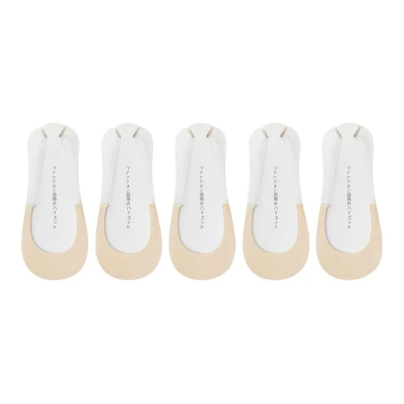 Lan Miao No Show Socks Women's 5 Pack-4