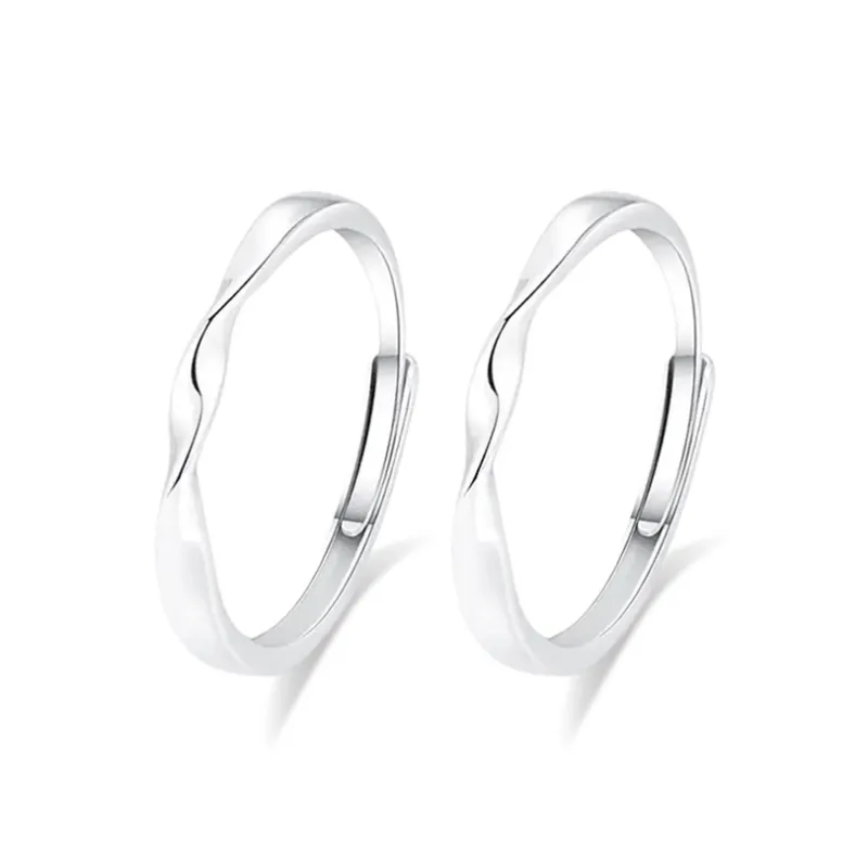 VEZA Sterling Silver Rings Unisex-7