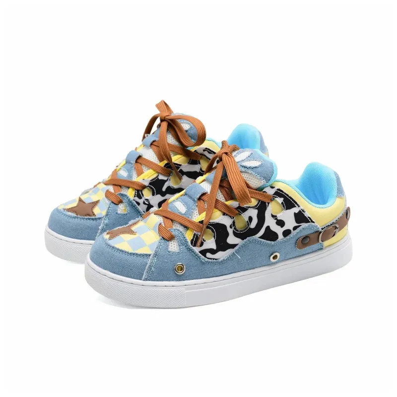 Anime Story Slip Resistant, Abrasion Resistant, Lightweight, Breathable Low Top Skateboard Shoes Unisex-3