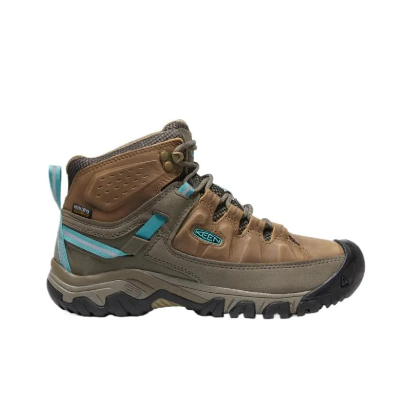 KEEN Targhee 3 Abrasion Resistant Slip Resistant Crew Outdoor Boots Women's Brown-1