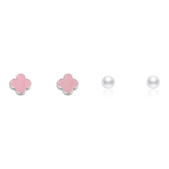 GIFU S925 Silver Stud Earrings Women's-5