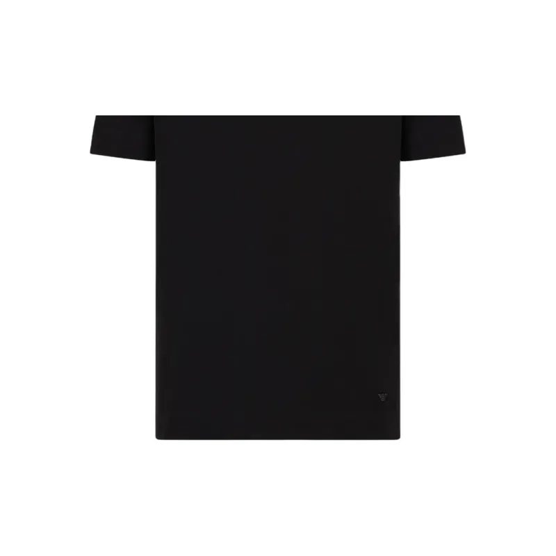 EMPORIO ARMANI 3D effect Asv Embossed Jacquard Jersey T shirt-4