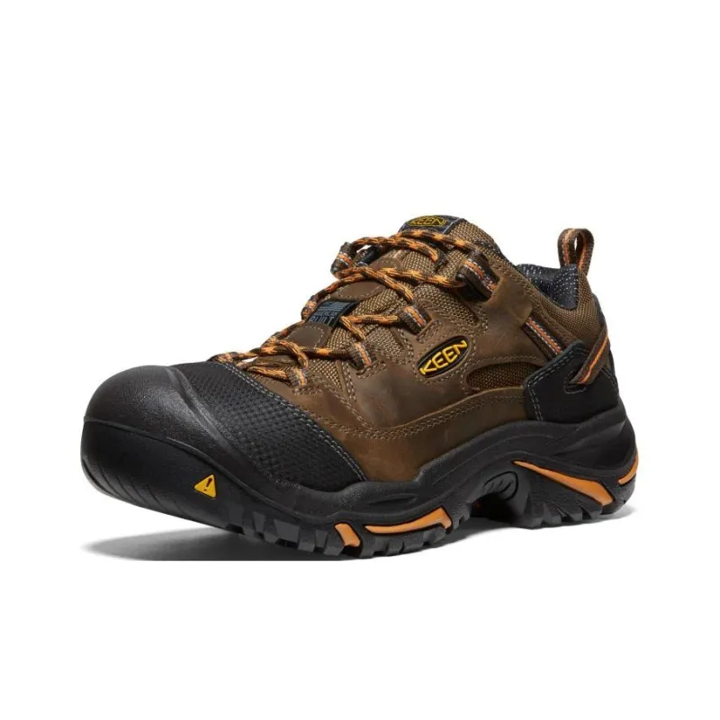 KEEN Braddock Breathable And Wear-resistant Low-Top Trekking Shoes Men's Brown-1