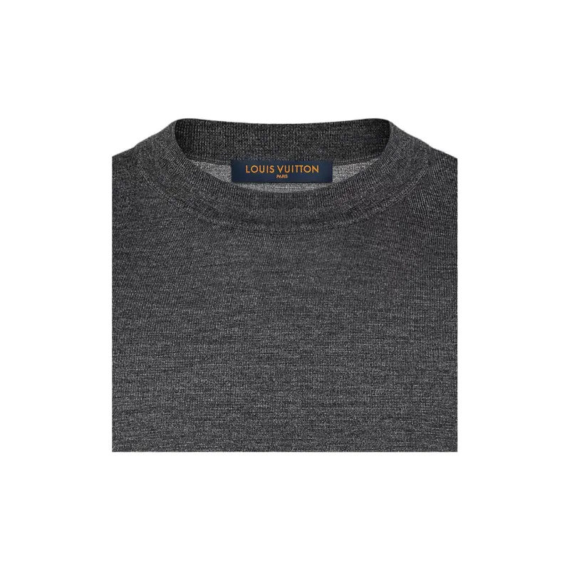 LOUIS VUITTON Silk And Cashmere Blend Crewneck-4