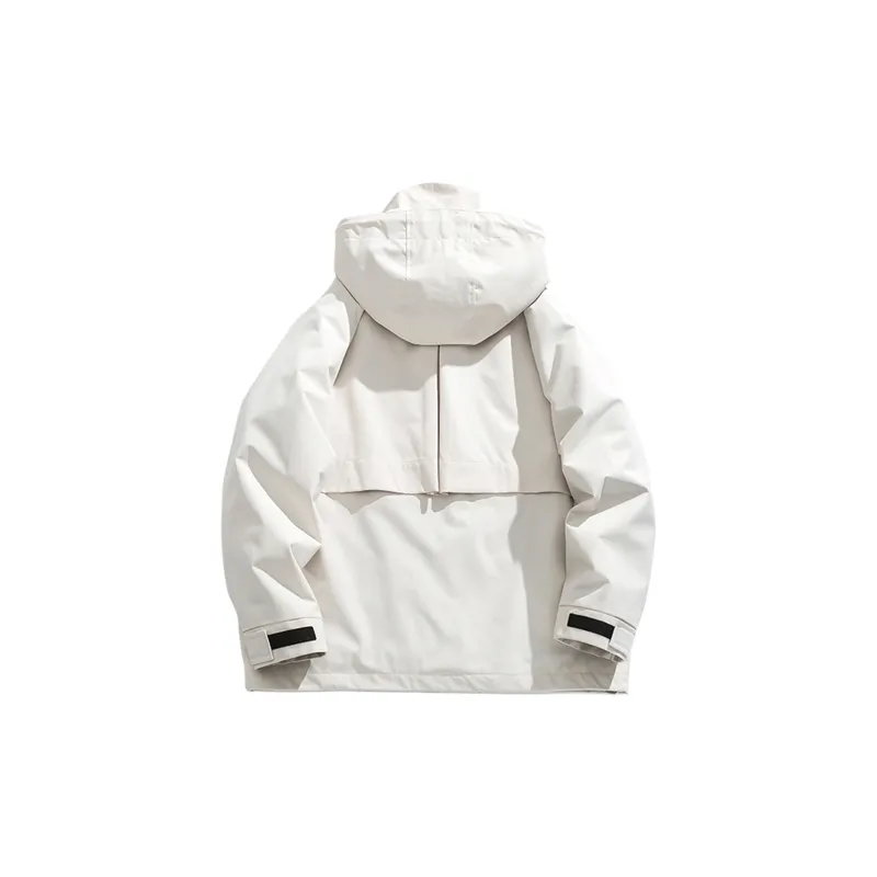 ROBINHOOD Water Resistant Windproof Breathable Warm Water Repellent Windbreaker Jacket Unisex-9