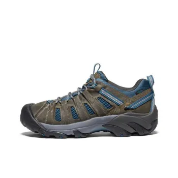 KEEN Voyageur Cushioning Low-Top Trekking Shoes Men's Regimental Blue