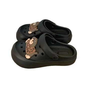 SHIGUDE Slippers Women's, Black