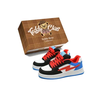 Teddy Bear Collection Coverage Anti Slip And Wear Resistant Low Top Skateboard Shoes Unisex