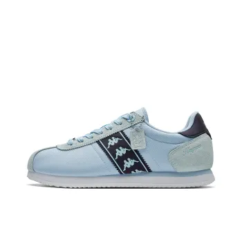Kappa Back to Back Anti Slip Wear Resistant Low Top Skateboard Shoes Unisex Moon Sea Blue, Blue