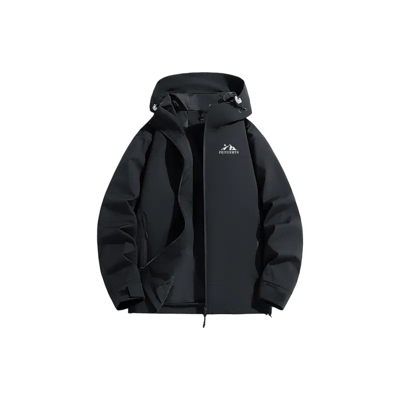 Feiyue Water-Resistant Windproof Warm Water-Repellent Windbreaker Jacket Unisex-0