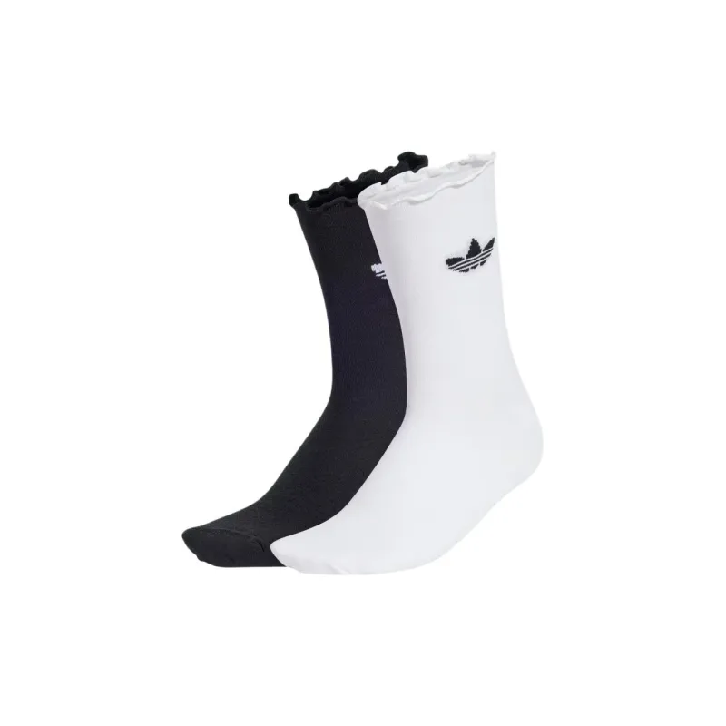 Adidas Originals Ruffle Socks 2 Pairs-0