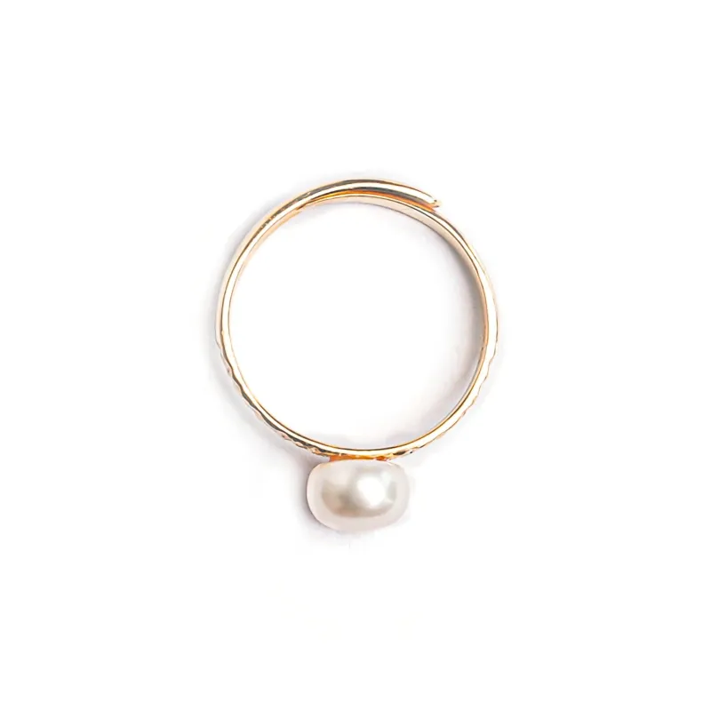 SANWUBALUOKE Freshwater Pearl Rings Women's-2