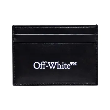 OFF WHITE Bookish Logo Printed Card Case