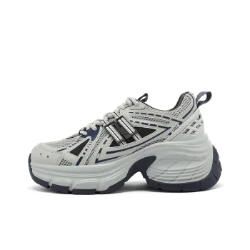 UBZ Height Increasing Low Top Chunky Sneakers Women's Vast Ripples