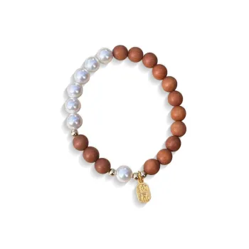 Jin Ruibang Barbie Sandalwood Wooden Bracelets Unisex